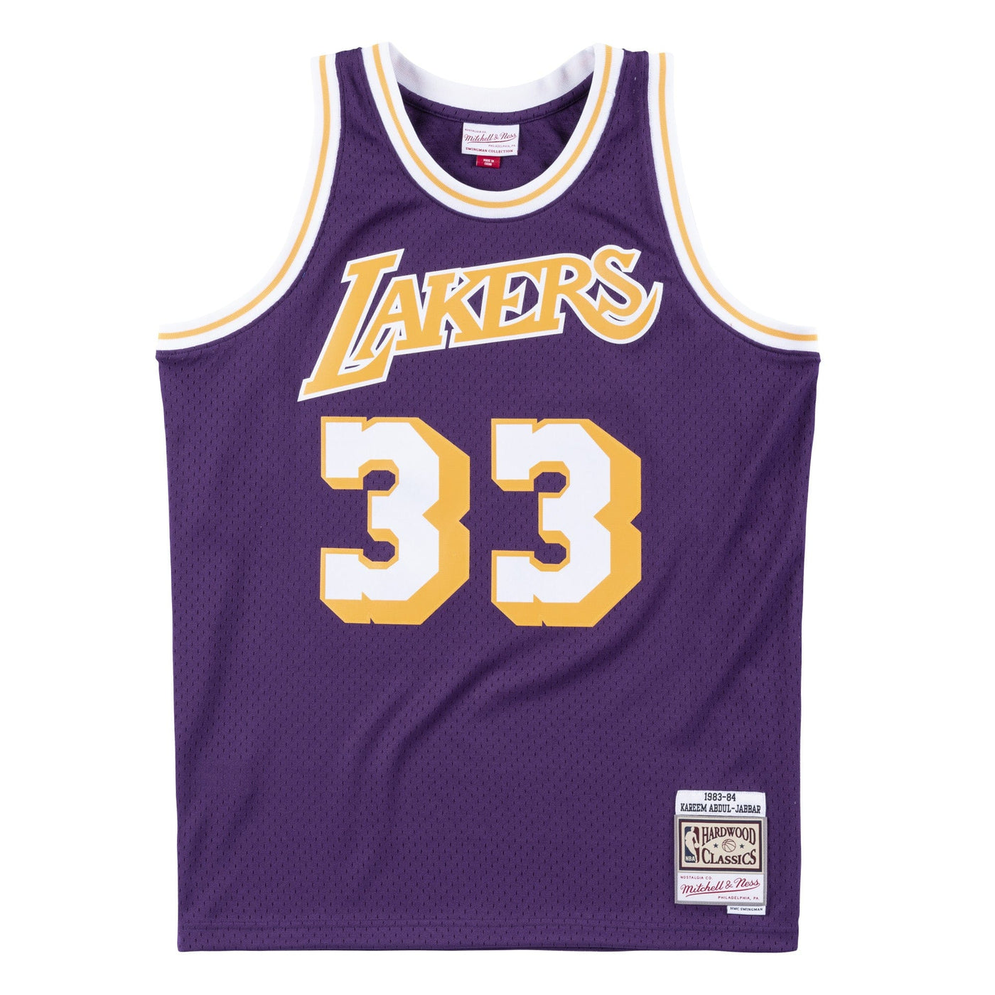 Los Angeles Lakers Swingman Jersey Kareem Abdul-Jabbar