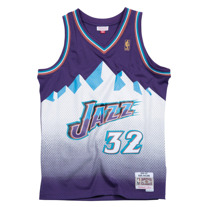 Utah Jazz Swingman Jersey Karl Malone 96 - LOKK