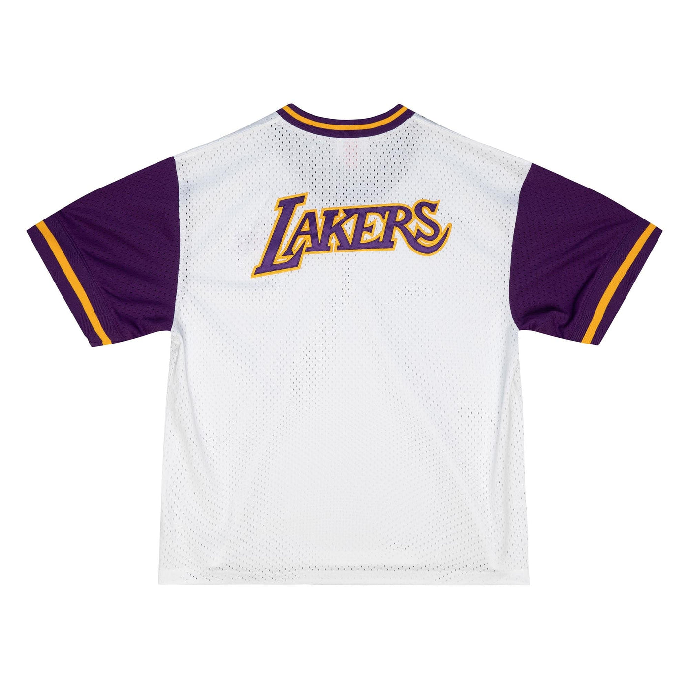 Tee LA Lakers Fashion Mesh V-Neck White
