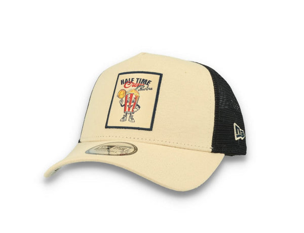 9FORTY A-Frame Trucker Cap Half Time Stone - LOKK