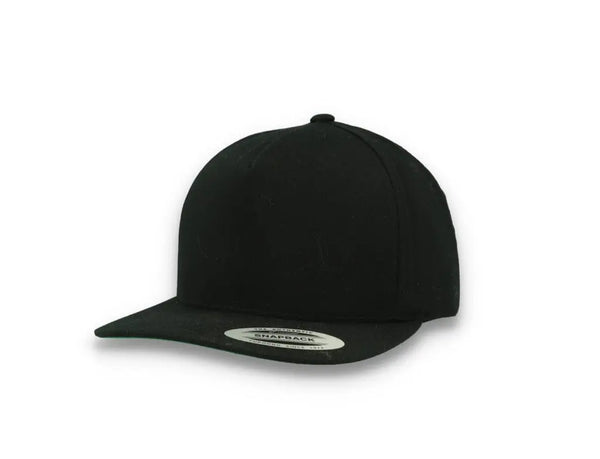 Yupoong Classic 5-Panel Snapback 6007 Black - LOKK