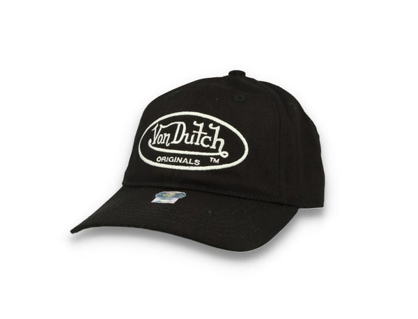 Von Dutch Dad Cap Unstructured Vista Black/White - LOKK