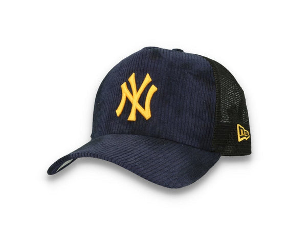 Trucker Cap Tie Dye NY Yankees Navy/Yellow - LOKK