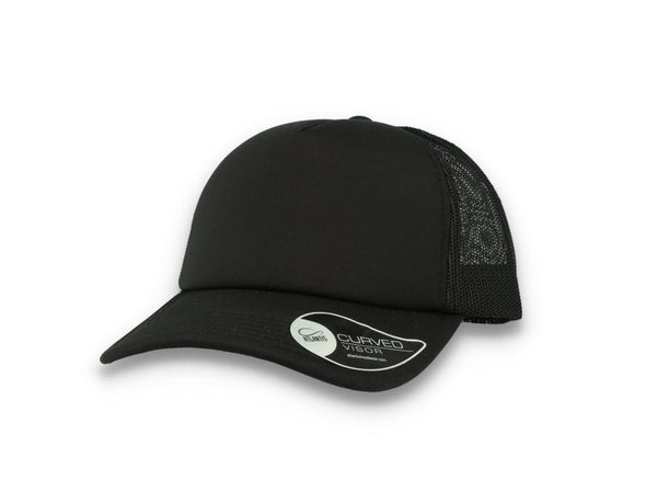 Trucker Cap Black/Black Atlantis Rapper Foam - LOKK