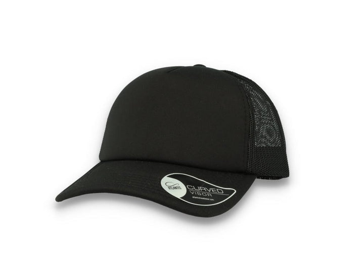 Trucker Cap Black/Black Atlantis Rapper Foam - LOKK
