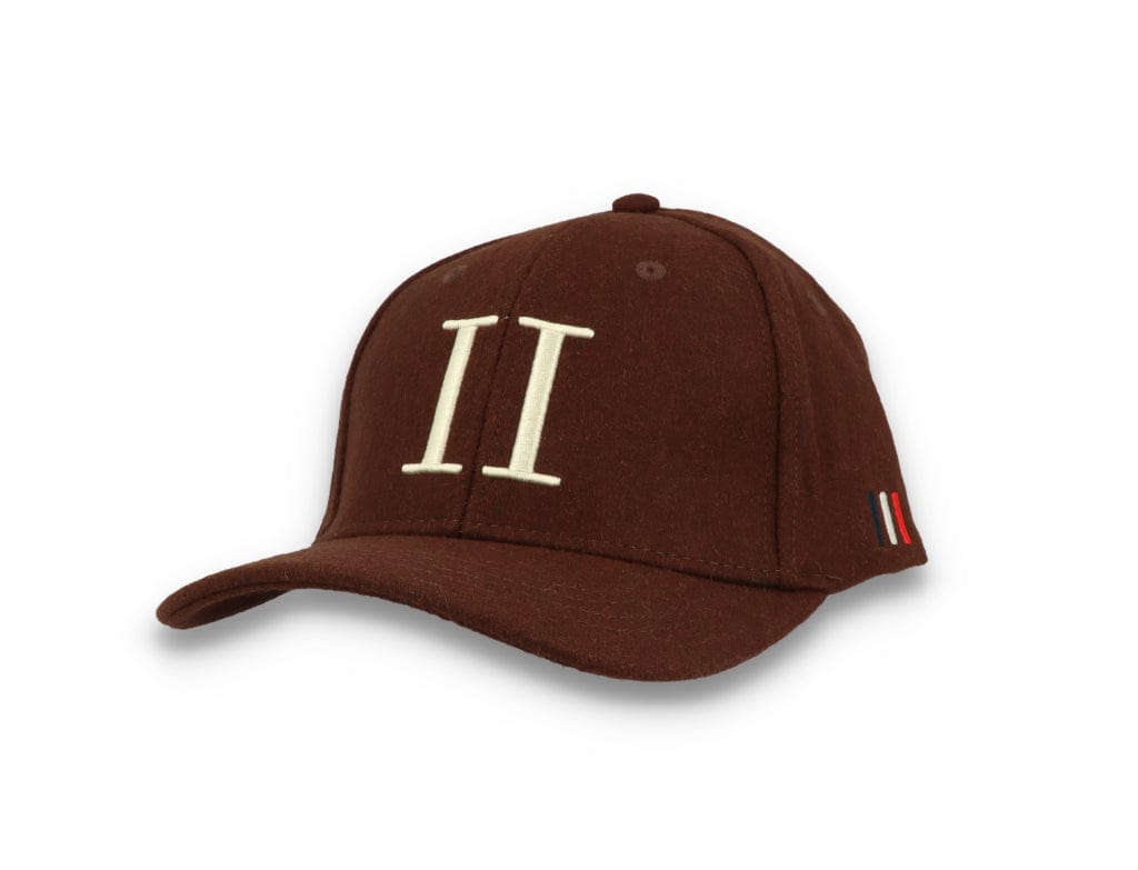 Wool II Baseball Cap Coffee Brown/Ivory - LOKK