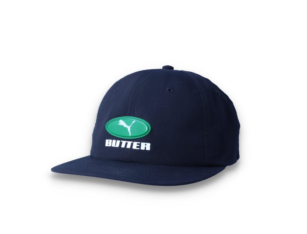 PUMA x BUTTER GOODS Flatbrim Cap Puma Black/Amazon Green - LOKK