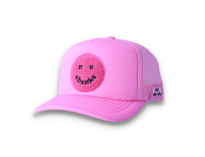 No Shanks Trucker Cap Pink - LOKK