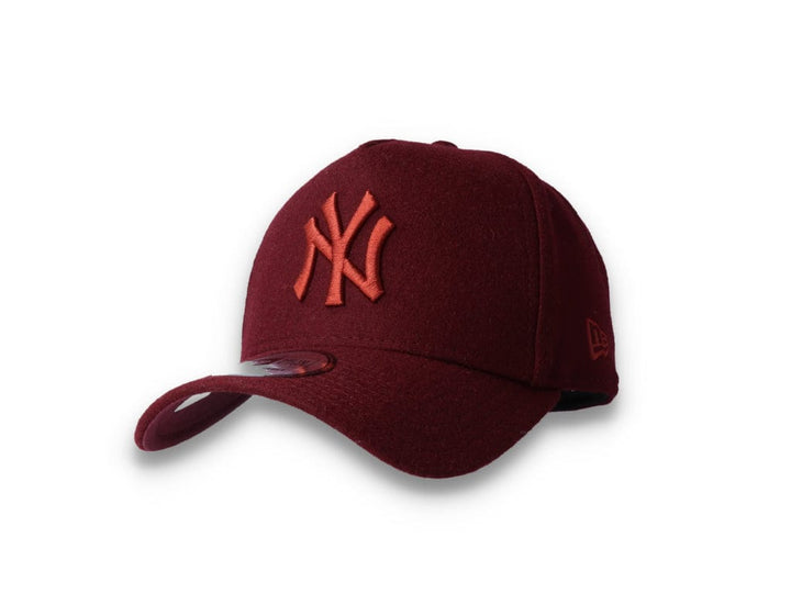 9FORTY A-Frame Melton Wool NY Yankees Maroon - LOKK