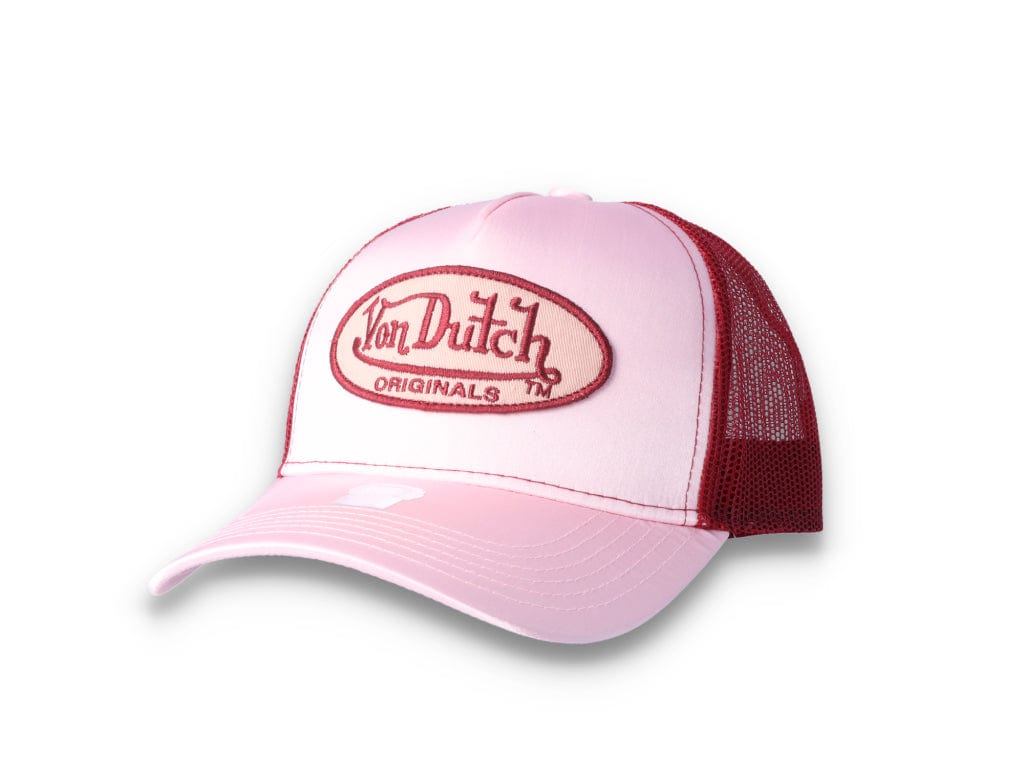 Von Dutch Trucker Cap Satin Pink/Red - LOKK