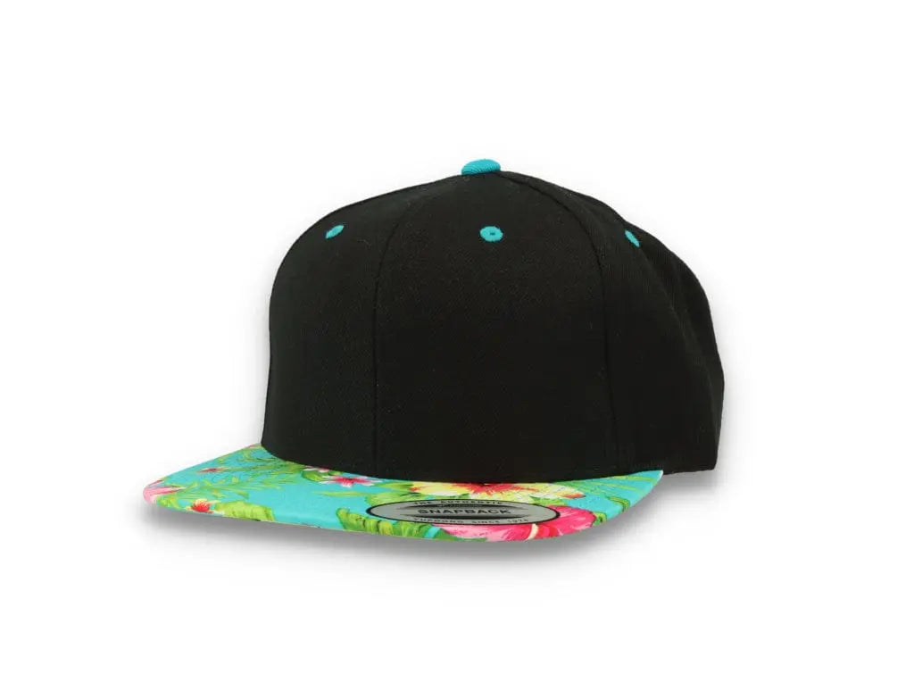 Yupoong Snapback Hawaii 6089HW Black/Aqua - LOKK