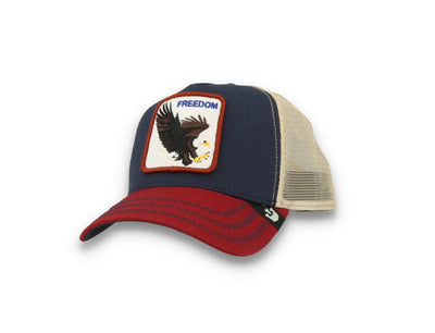 Goorin Trucker Cap  The Freedom Eagle Indigo