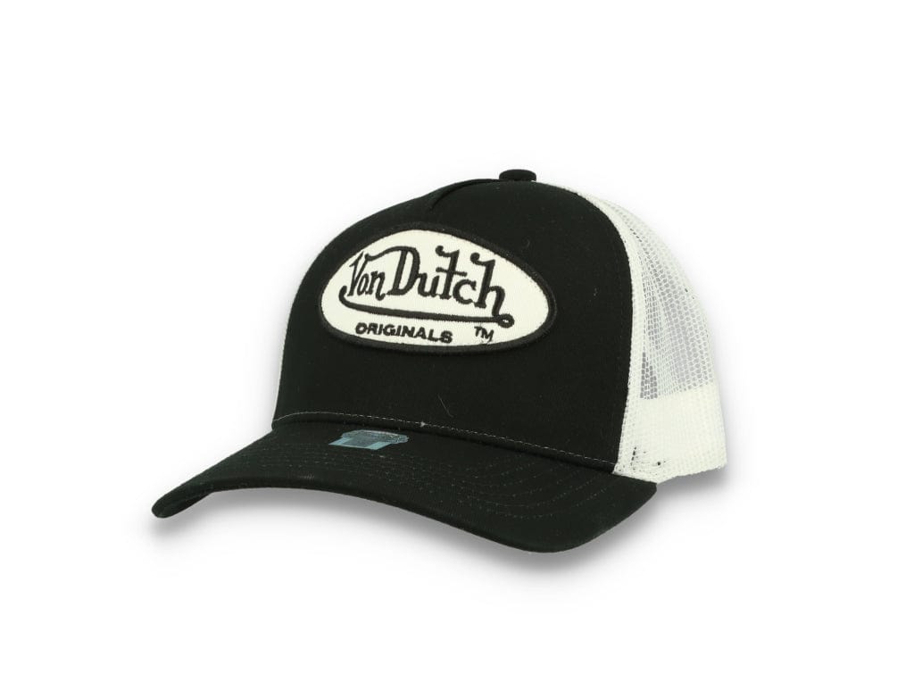 Von Dutch Trucker Cap Boston Black/White - LOKK