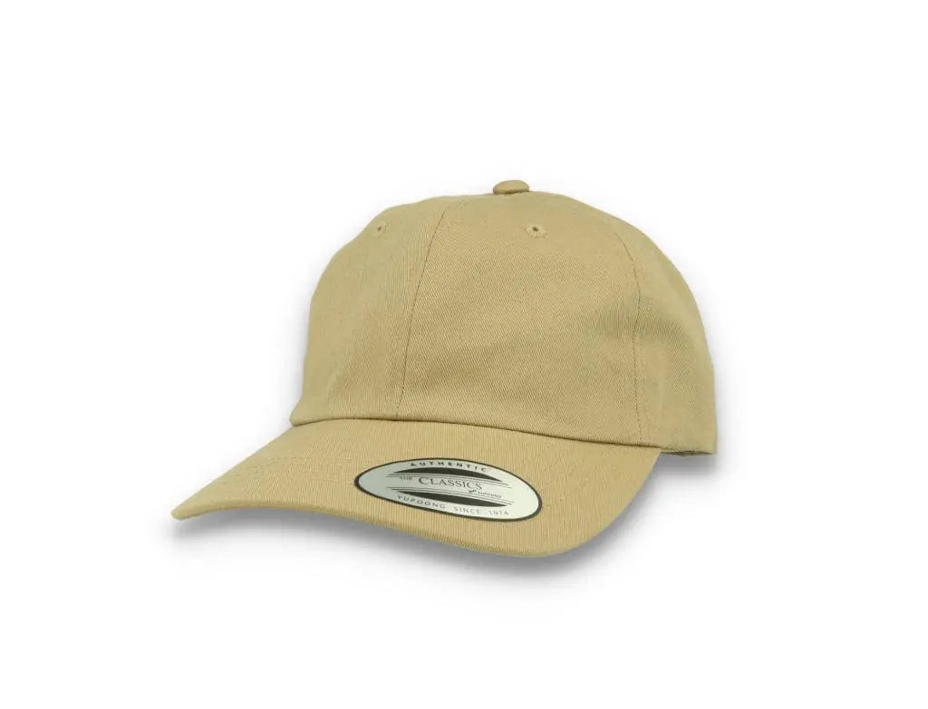 Khaki Dad Cap Low Profile Cotton Twill - Yupoong 6245CM - LOKK