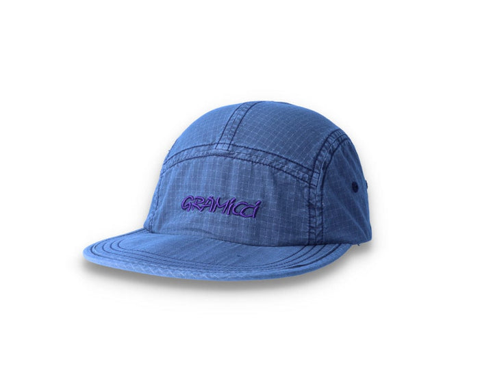 Cap 5-Panel Bedrock Blue Pigment - LOKK