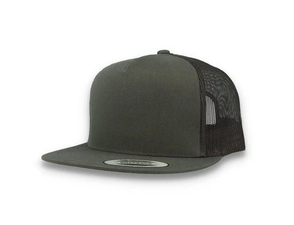 Classic Trucker Cap Dark Grey/Dark Grey - Yupoong 6006 - LOKK