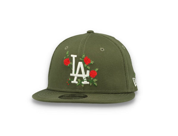9FIFTY Flower Los Angeles Dodgers New Olive - LOKK
