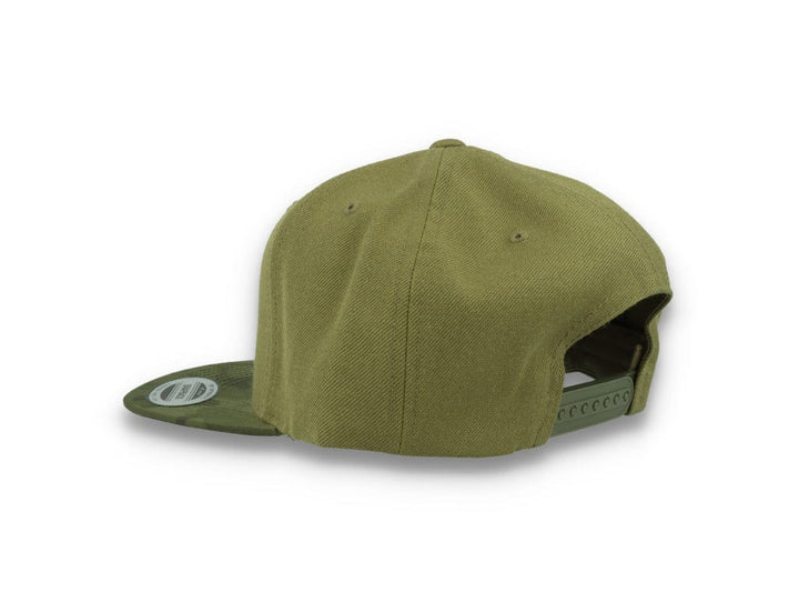 Yupoong Snapback Camo Visor 6089CV Olive Green - LOKK