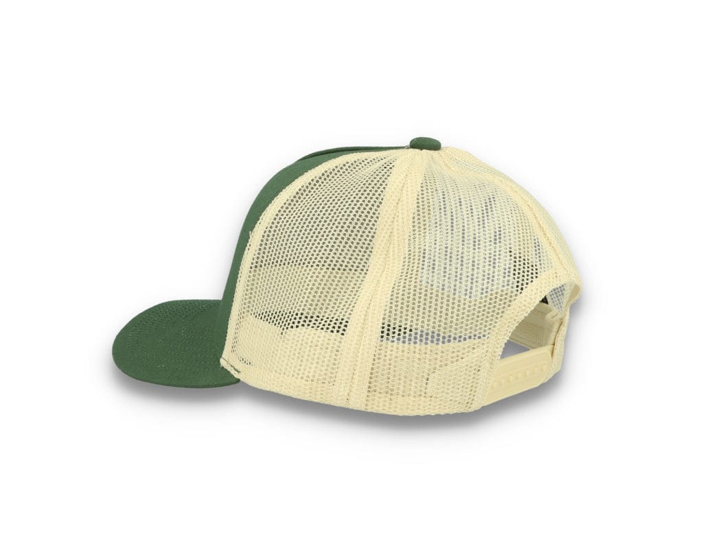 Trucker Cap Alpha Block X C MP Mesh Cap Dark Forest/Off White - LOKK
