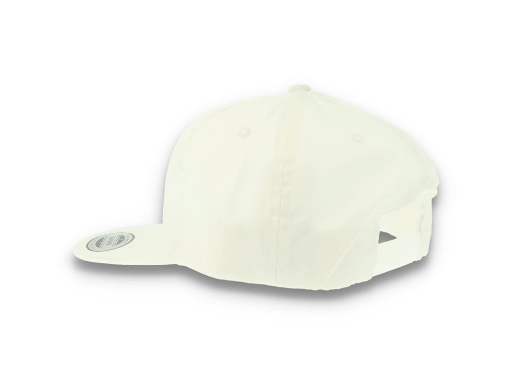 Yupoong 6502 Unstructured 5-Panel Snapback Cap White - LOKK