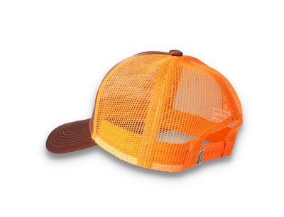 Von Dutch Trucker Cap Satin Brown/Orange