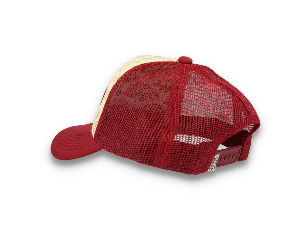 Von Dutch Trucker Cap Tampa Foam All Over Print Red/Blue - LOKK