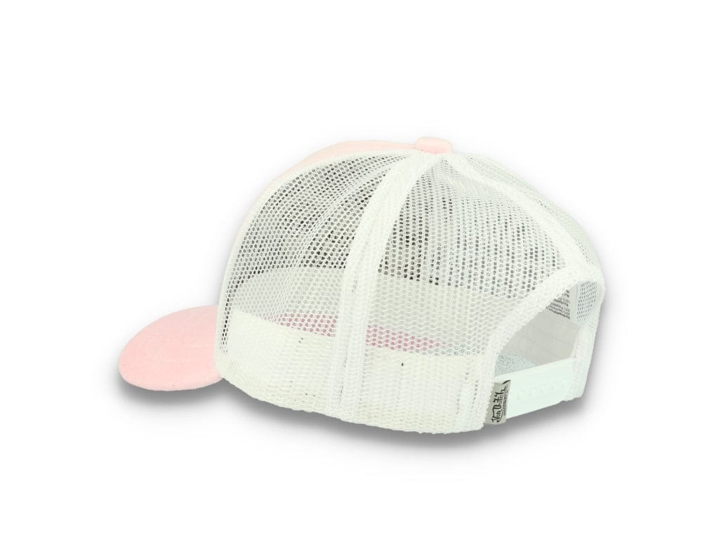 Trucker Cap Von Dutch Miami Velvet Light Pink/White - LOKK