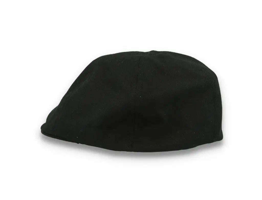 Flexfit Sixpence Black Flat Cap - LOKK