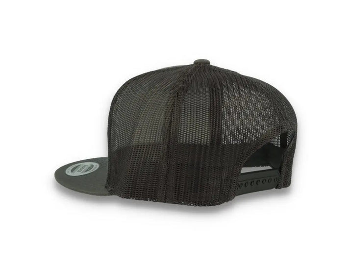Classic Trucker Cap Dark Grey/Dark Grey - Yupoong 6006 - LOKK