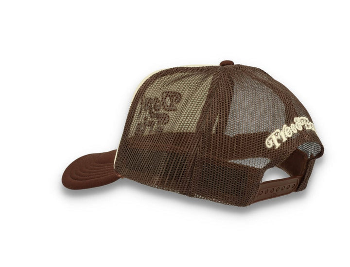 Trucker Cap Free & Easy Don't Trip Tan/Brown - LOKK