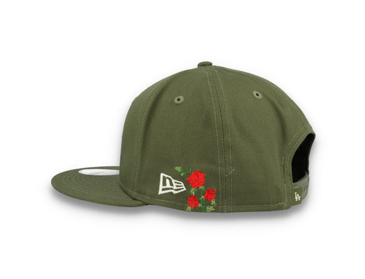 9FIFTY Flower Los Angeles Dodgers New Olive - LOKK