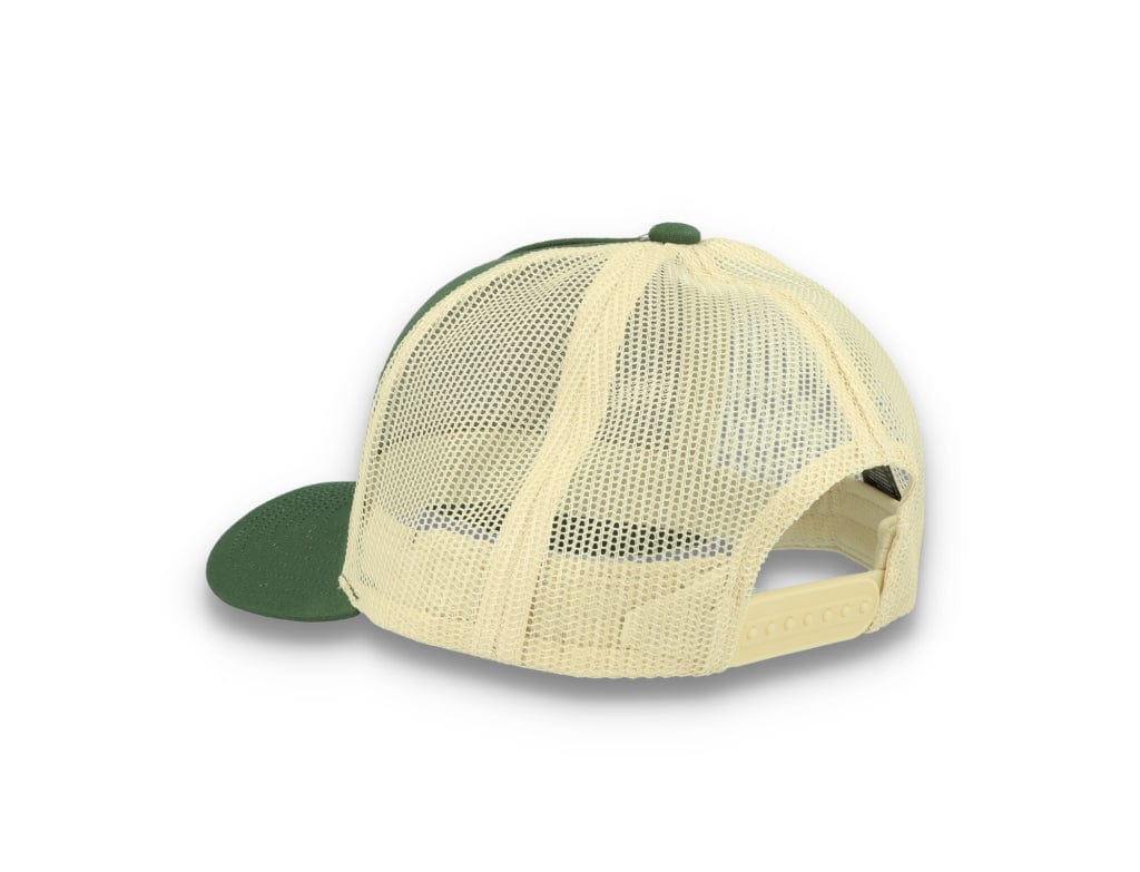 Trucker Cap Alpha Block X C MP Mesh Cap Dark Forest/Off White - LOKK