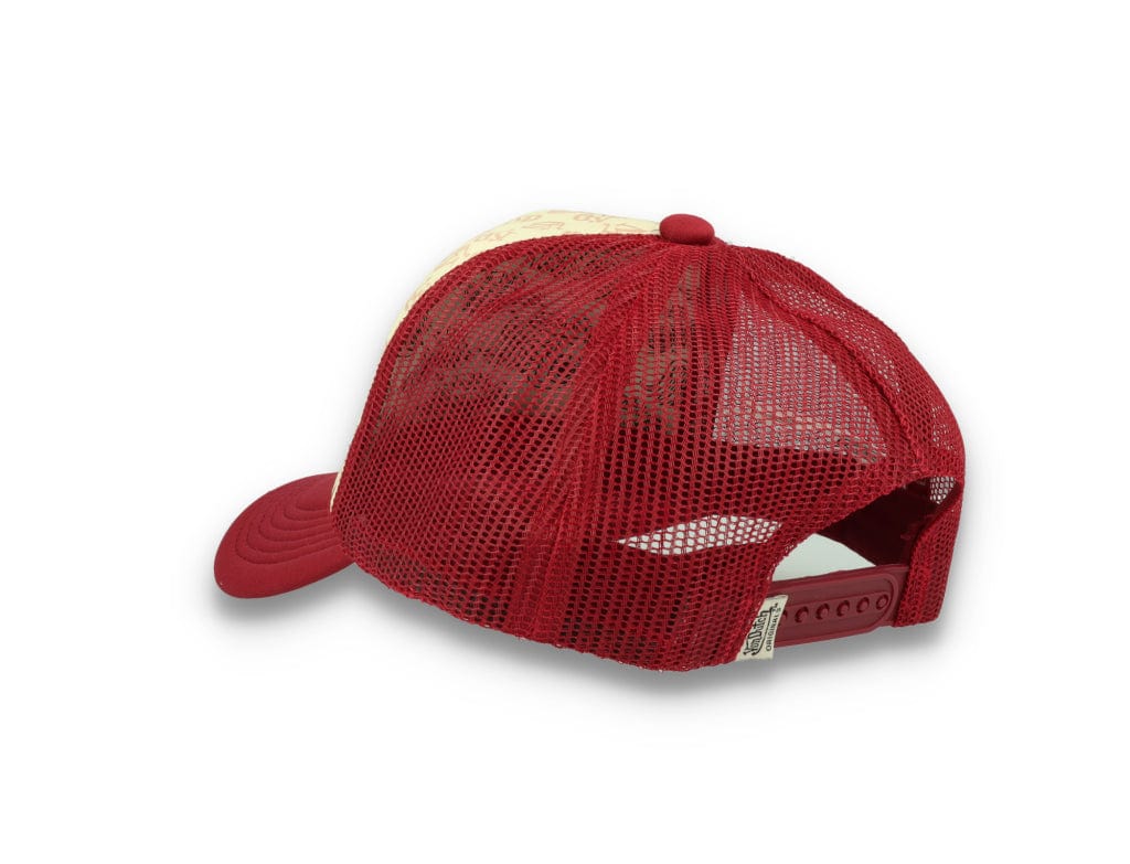 Von Dutch Trucker Cap Tampa Foam All Over Print Red/Blue - LOKK