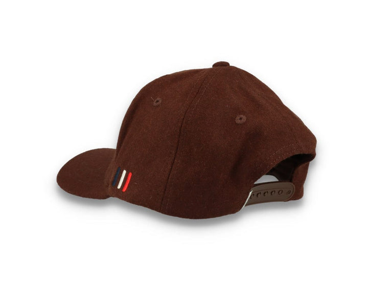 Wool II Baseball Cap Coffee Brown/Ivory - LOKK