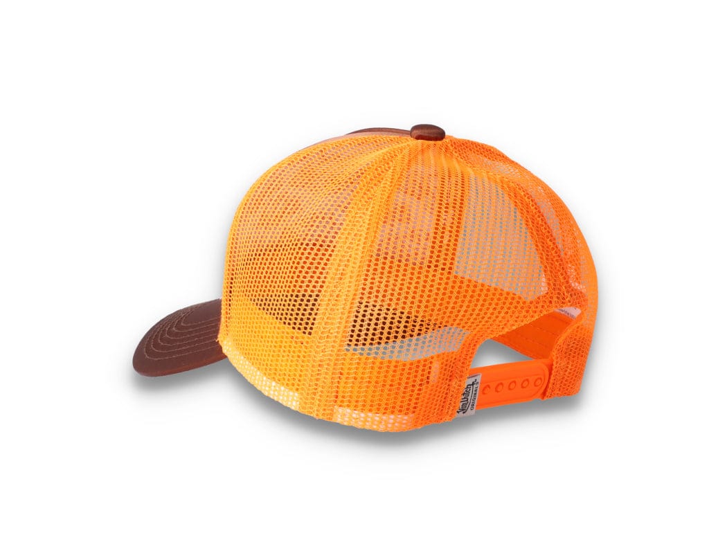Von Dutch Trucker Cap Satin Brown/Orange - LOKK