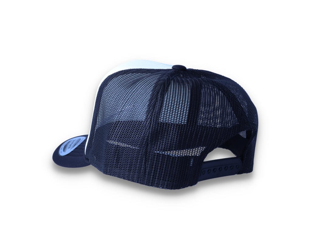 Black/White Trucker Cap Foam Curved Visor 6005FC - Yupoong - LOKK