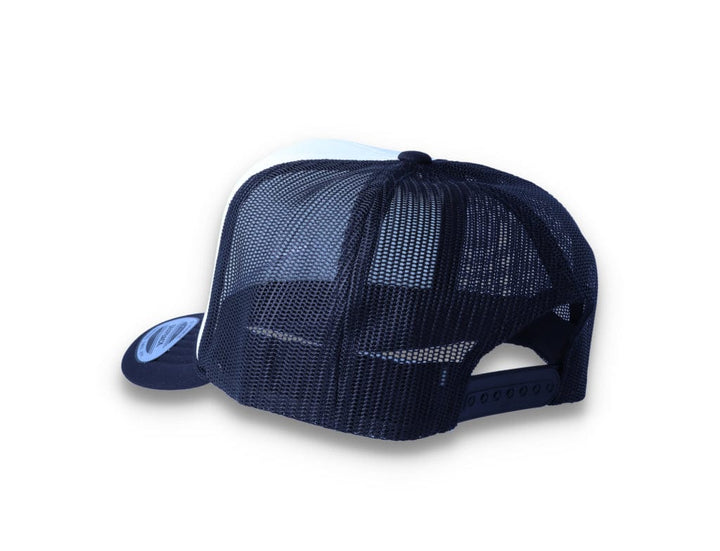 Black/White Trucker Cap Foam Curved Visor 6005FC - Yupoong - LOKK