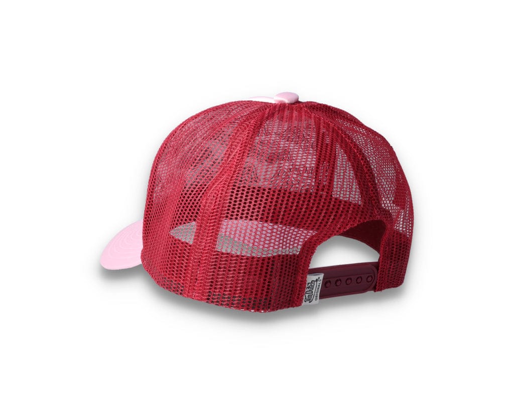 Von Dutch Trucker Cap Satin Pink/Red - LOKK