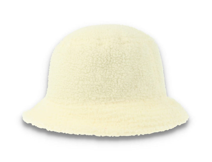 Bucket Hat Womens Borg Off-White - LOKK