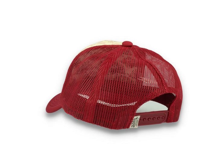 Von Dutch Trucker Cap Tampa Foam All Over Print Red/Blue - LOKK