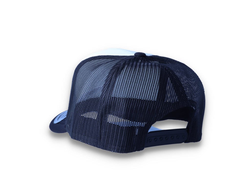 Black/White Trucker Cap Foam Curved Visor 6005FC - Yupoong - LOKK