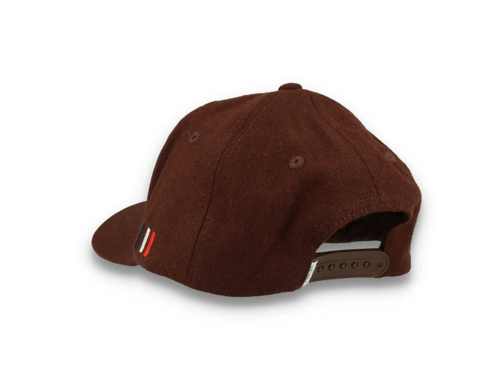 Wool II Baseball Cap Coffee Brown/Ivory - LOKK