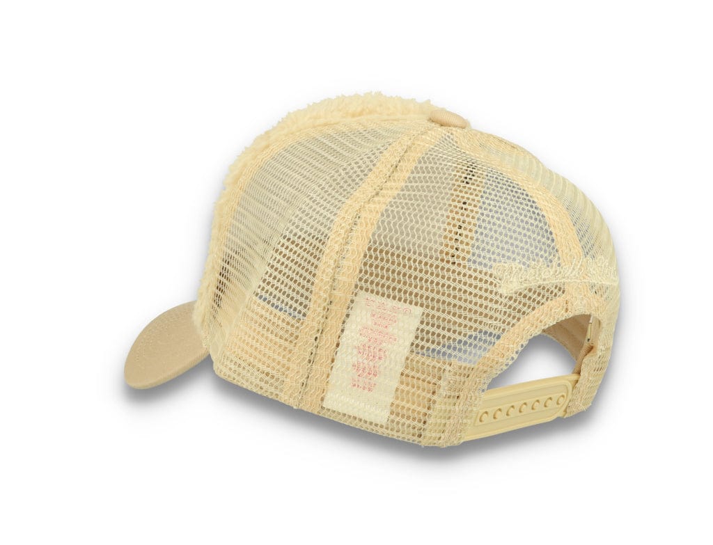 Trucker Cap NBA Sherpa Trucker Milwaukee Bucks Off White - LOKK