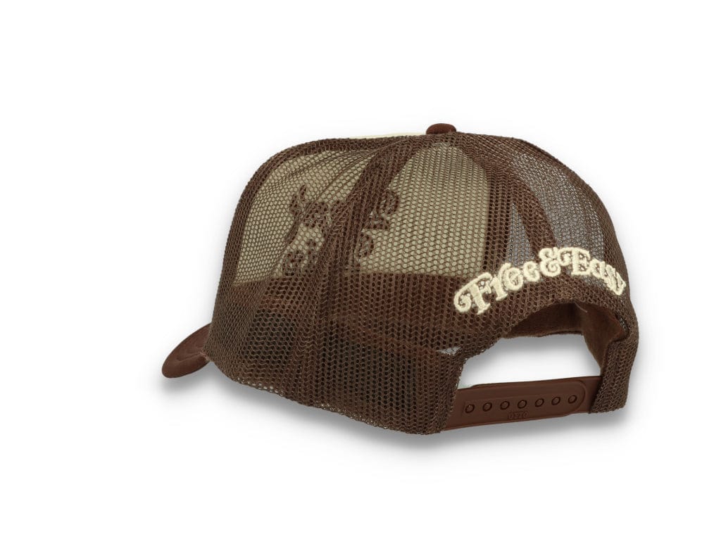 Trucker Cap Free & Easy Don't Trip Tan/Brown - LOKK