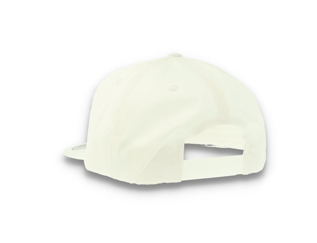 Yupoong 6502 Unstructured 5-Panel Snapback Cap White - LOKK