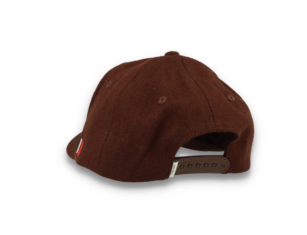 Wool II Baseball Cap Coffee Brown/Ivory - LOKK