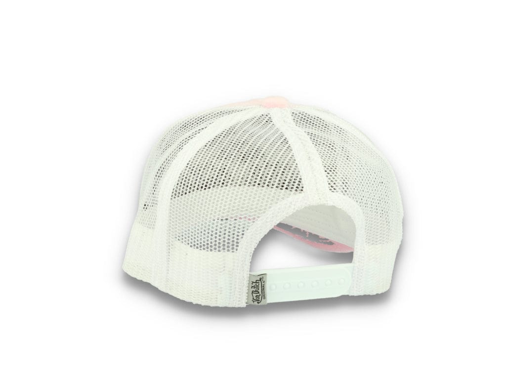 Trucker Cap Von Dutch Miami Velvet Light Pink/White - LOKK