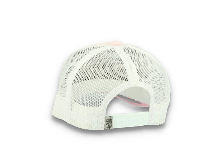 Trucker Cap Von Dutch Miami Velvet Light Pink/White - LOKK