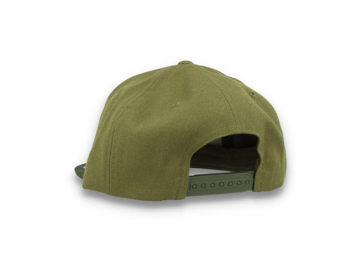 Yupoong Snapback Camo Visor 6089CV Olive Green - LOKK