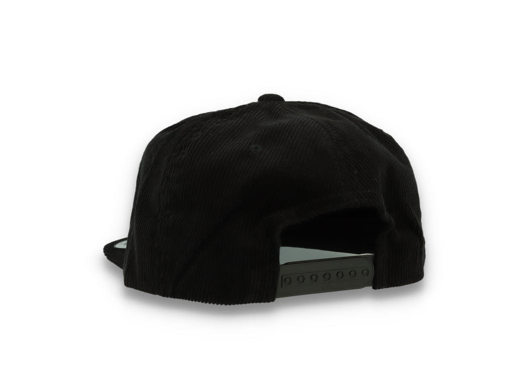 Yupoong 6508 Premium Corduroy Snapback Black - LOKK